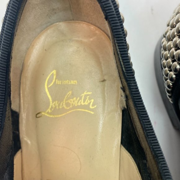 🌷❤️🔥SPRING SALE 🔥 FINAL PRICE🌷Christian Louboutin Freddy Flats Oxfords 37.5 - Picture 3 of 8